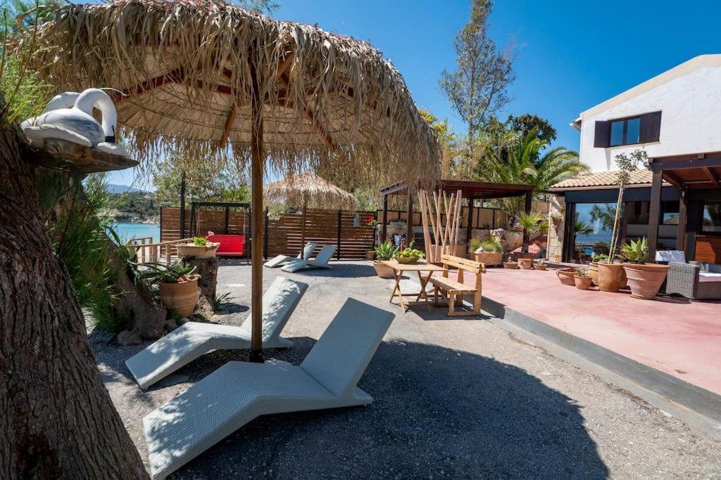 Sea And Sun Metaxy Mas, Brand-New, Beachfront ! La Canée Extérieur photo